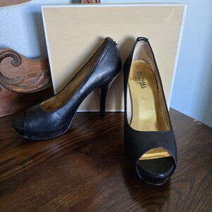 Michael Kors open toe pumps
